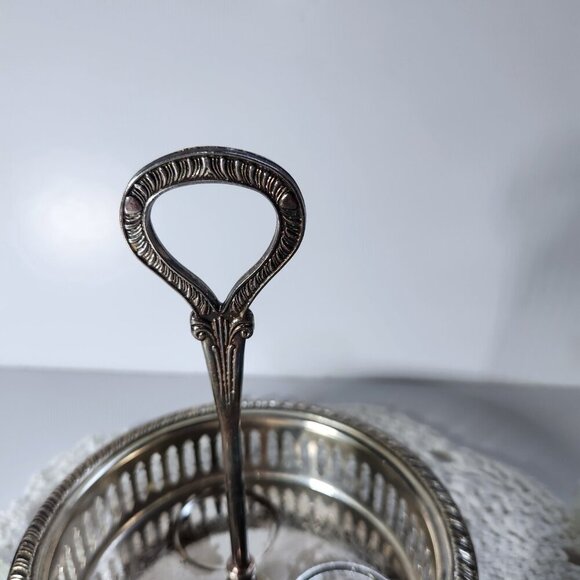 Glass Condiment Salt Pepper Sugar Set in Caddy Holder Glass Jars Sugar Scoop - Picture 8 of 14